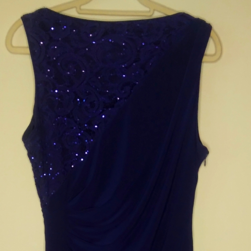 Blue Sequined Dress